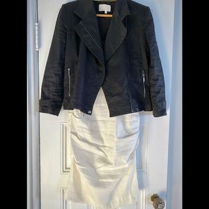 Nicole Miller Atelier Ruched Dress and Jacket